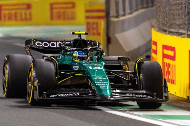 Fernando Alonso Jeddah pilotando / Foto: EFE