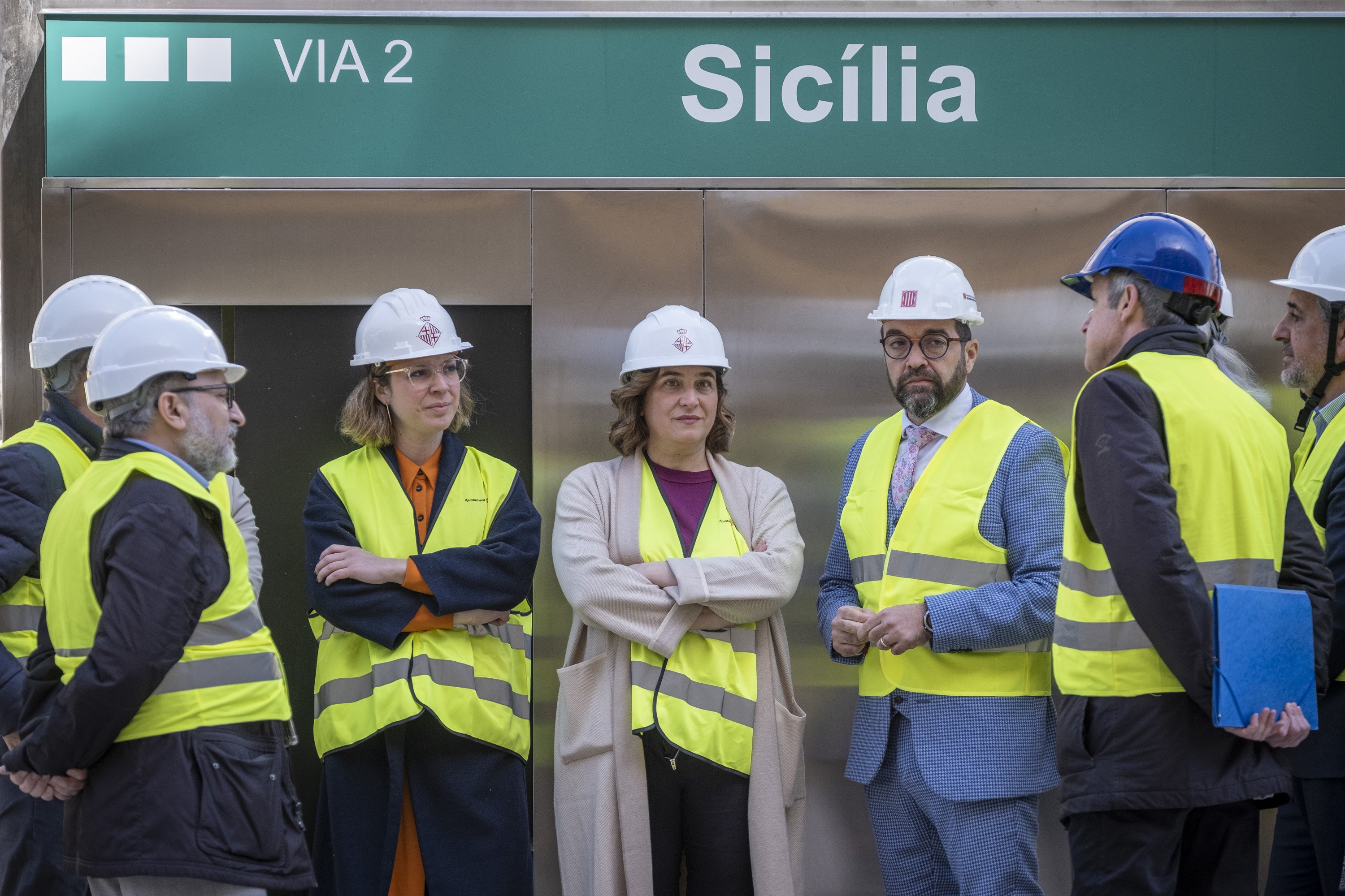 El tranvía por la Diagonal visualiza la conexión entre ERC y comuns