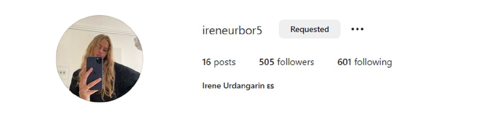Irene Urdangarin borra las siglas EHL '27 de su perfil de Instagram