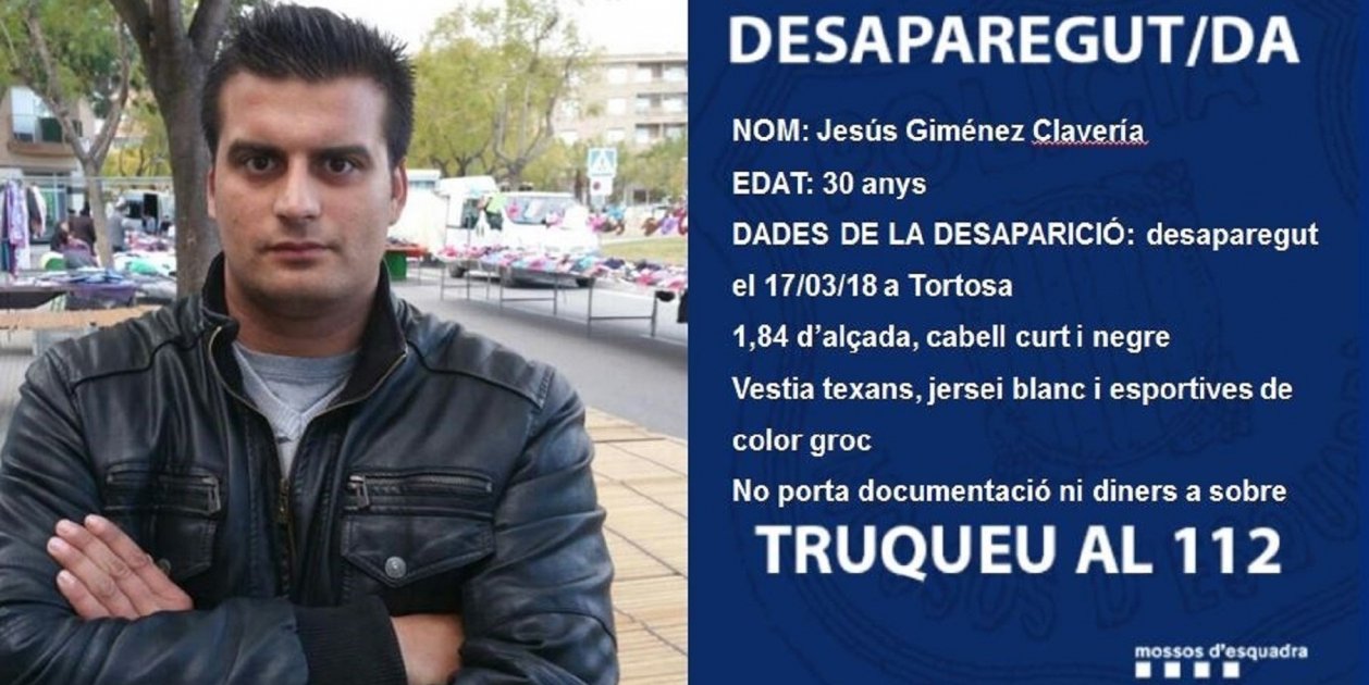 home desaparegut tortosa