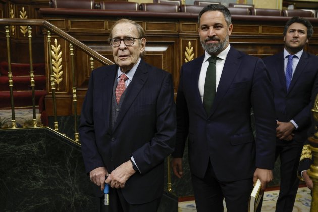 Abascal VOX Tamames moció censura congres interior / Foto: Efe Abascal VOX Tamames moció censura congres interior / Foto: Efe