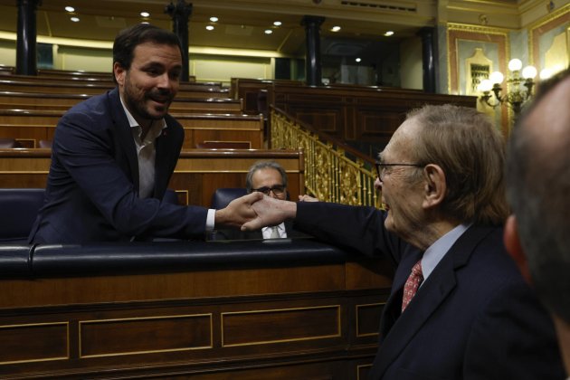 Tamames Garzón moció censura congres diputats VOX / Foto: Efe Tamames Garzón moció censura congres diputats VOX / Foto: Efe