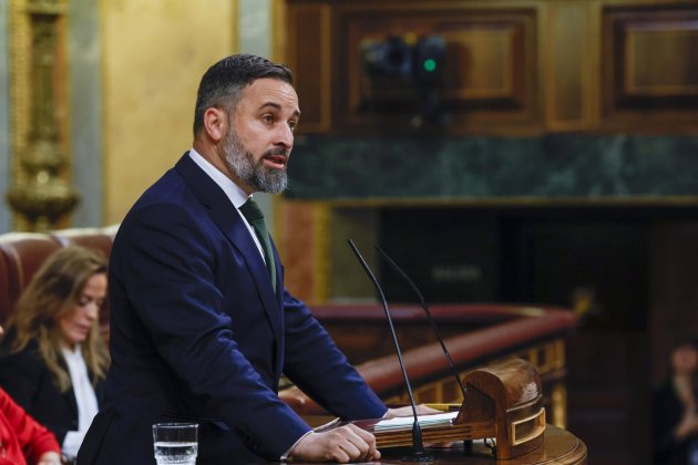 Abascal faristol VOX moció censura congres diputats parlant / Foto: Efe Abascal faristol VOX moció censura congres diputats parlant / Foto: Efe