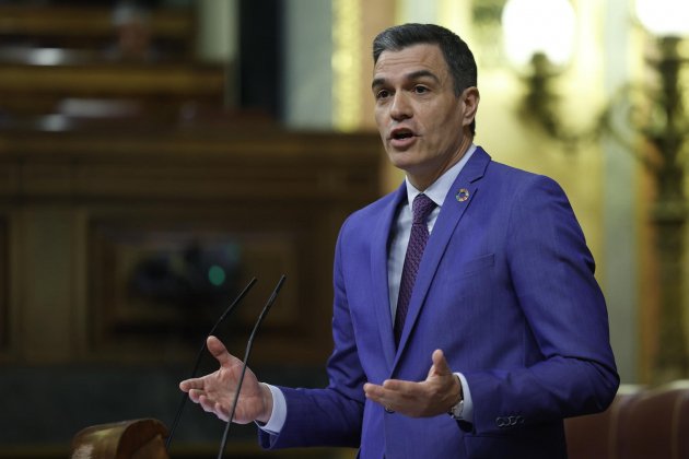 Pedro Sánchez congres govern espanyol moció censura faristol pla curt / Foto: Efe Pedro Sánchez congres govern espanyol moció censura faristol pla curt / Foto: Efe