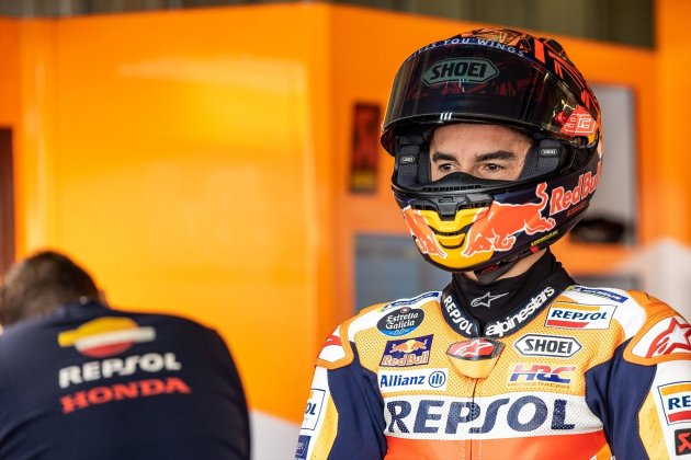 Marc Márquez casco / Foto: Repsol Media Service