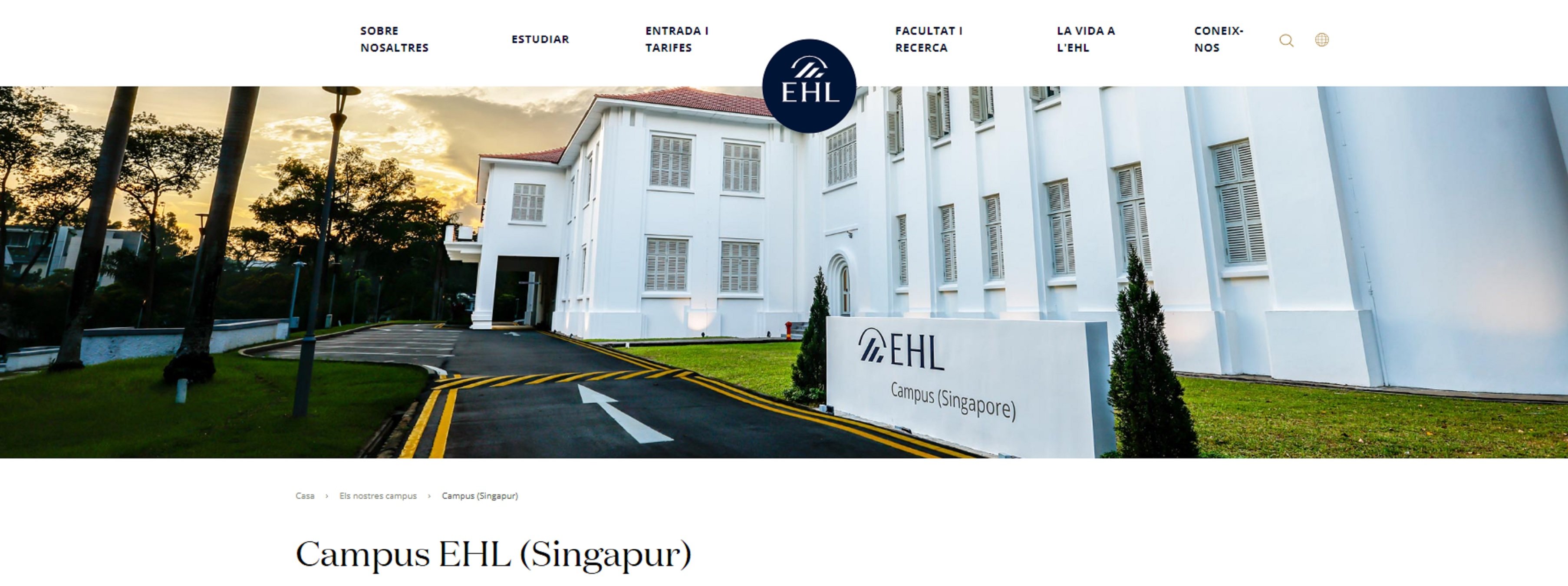 EHL Singapore web