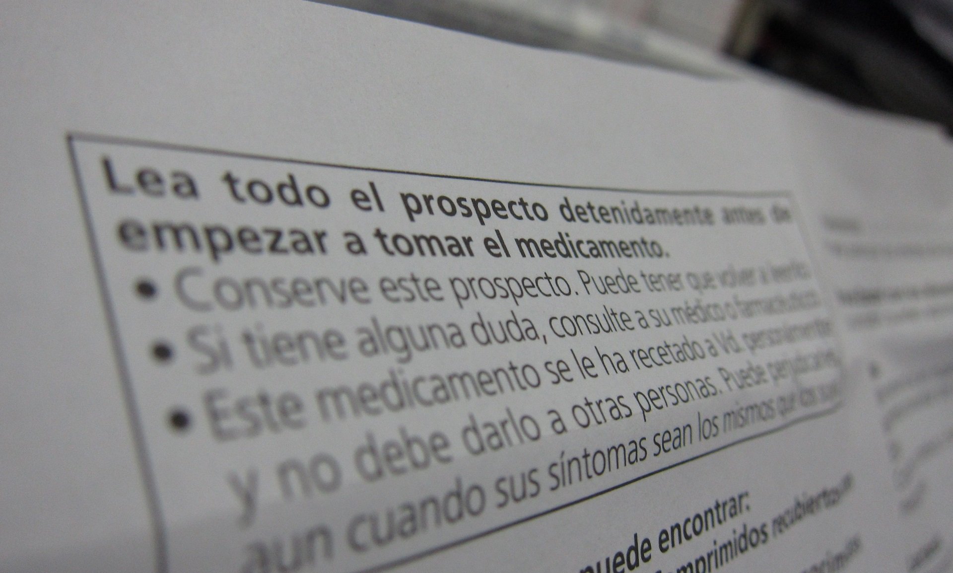 ¿Ha llegado el fin de los prospectos de los medicamentos en papel?