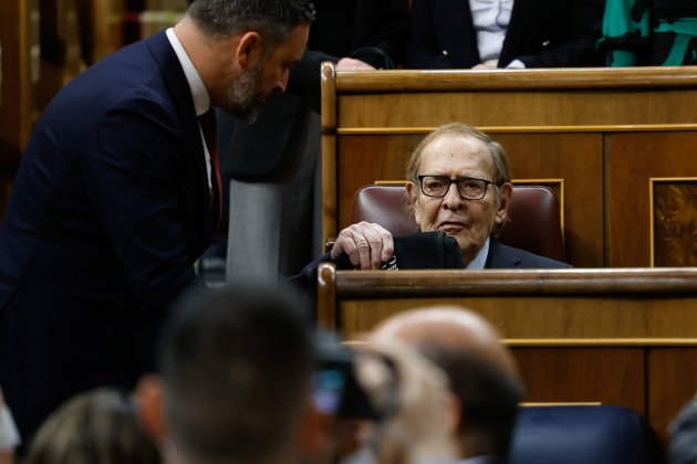 ramon tamames moción censura efe ramon tamames moción censura efe
