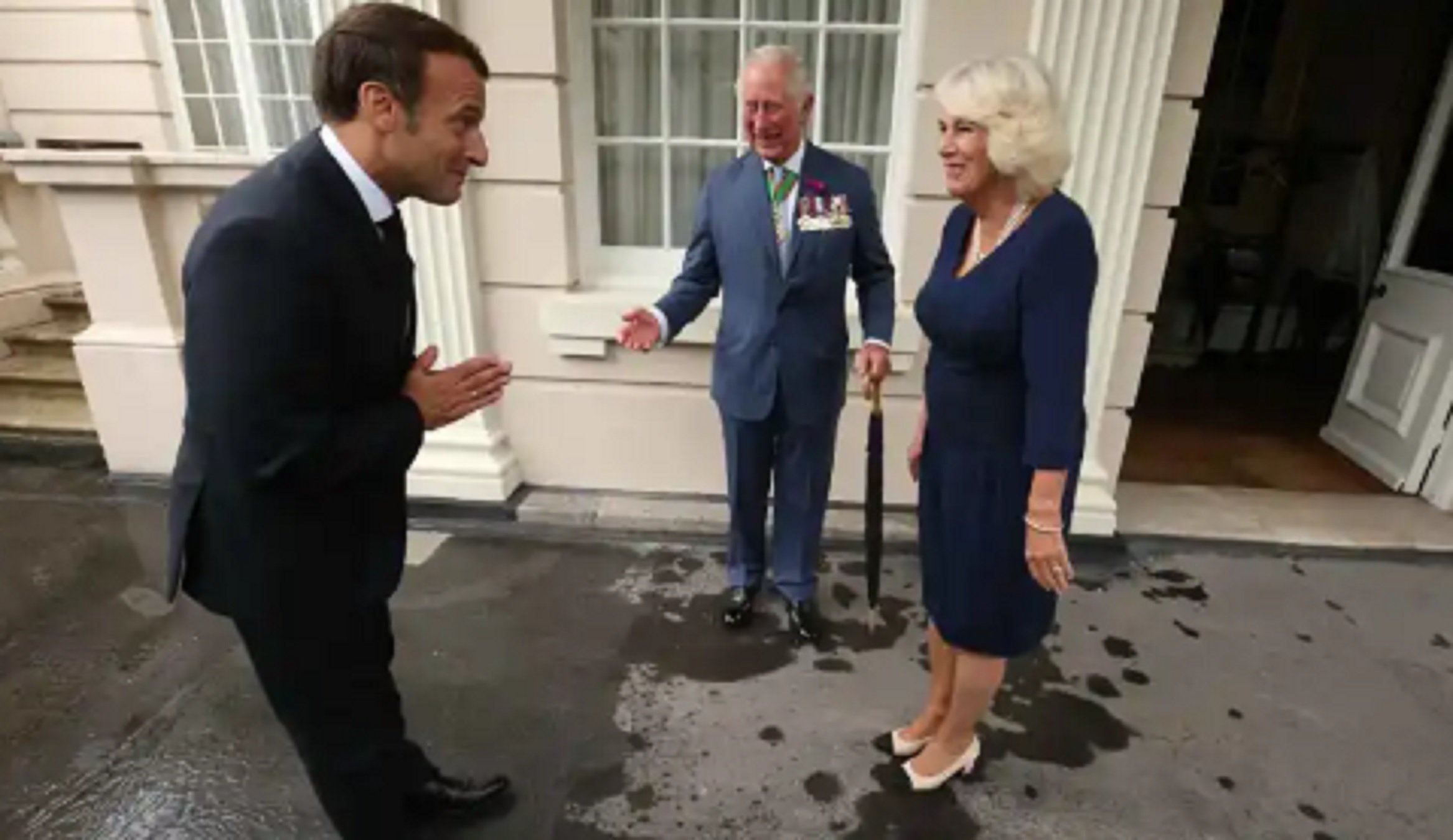 Carlos III, Camilla y Macron GTRES Carlos III, Camilla y Macron GTRES