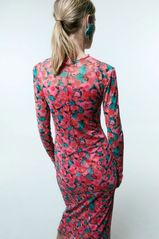 Vestido tul print Vestido tul print