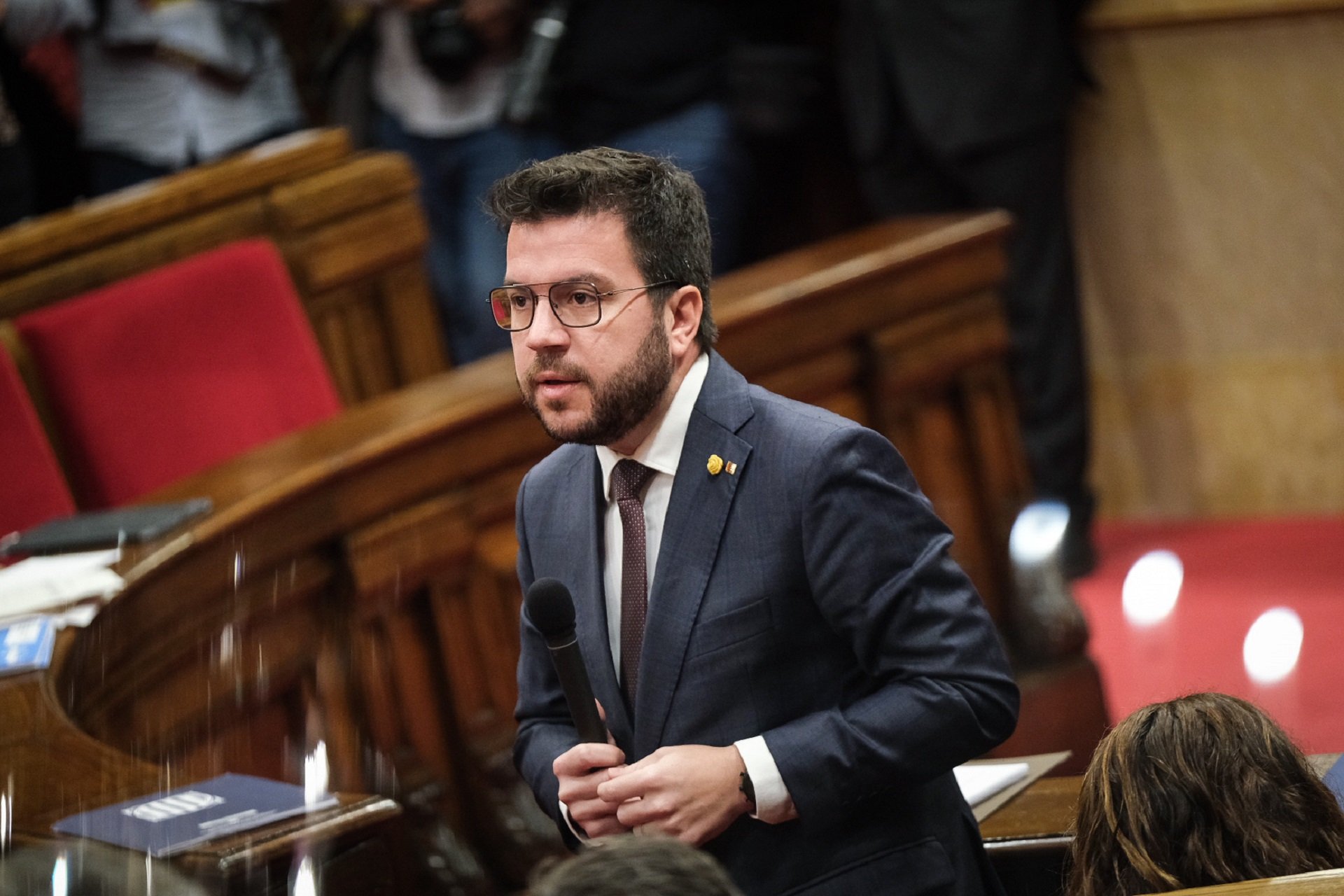 Pere aragonès al Parlament de Catalunya / Carlos Baglietto