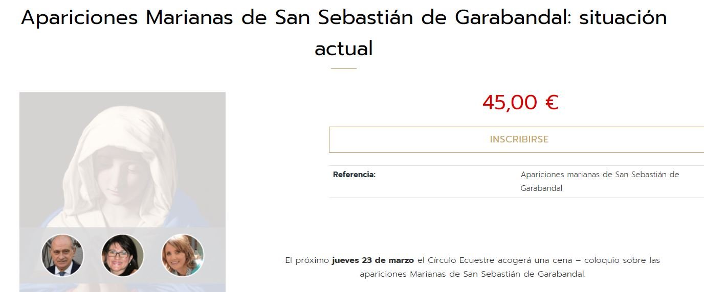 Apariciones mariances Círculo Eqüestre Apariciones mariances Círculo Eqüestre