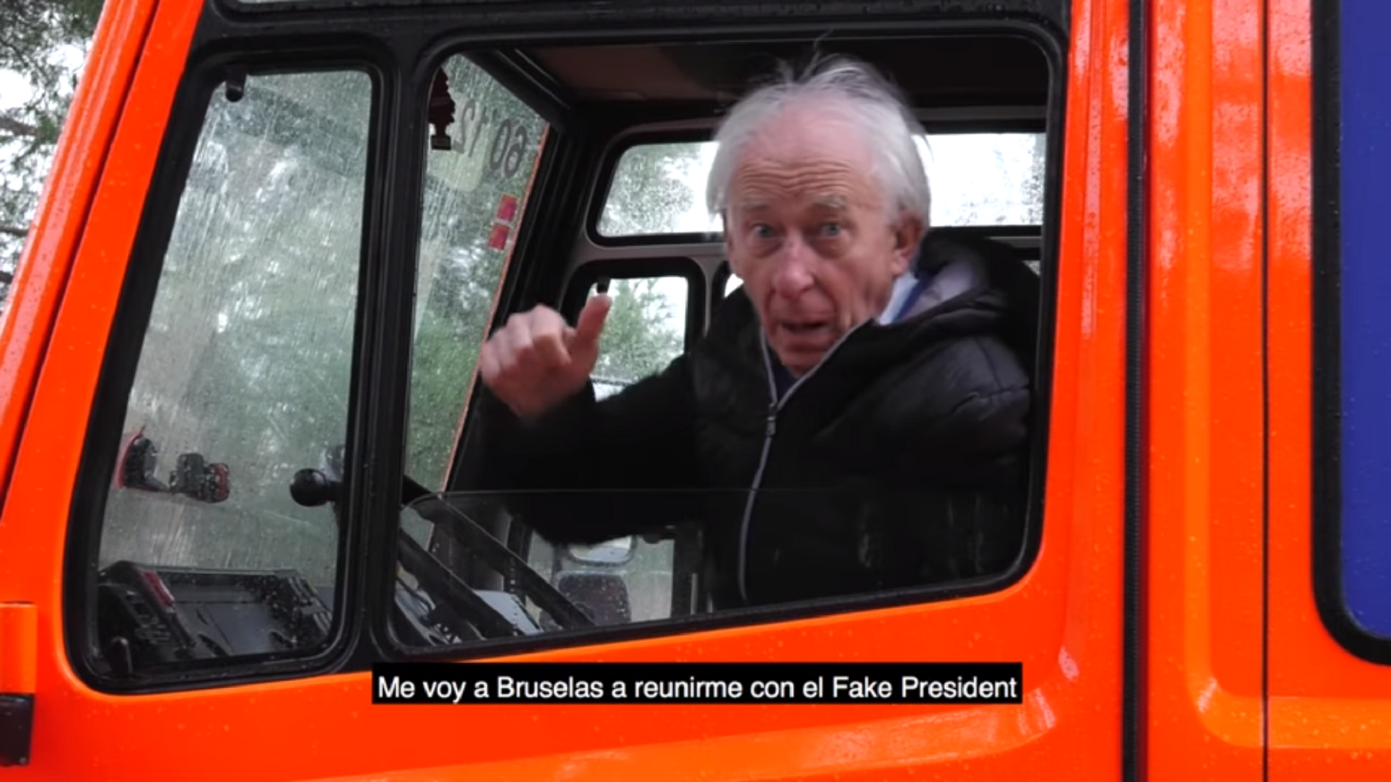 Boadella se va a Bruselas en camión a ver a Puigdemont