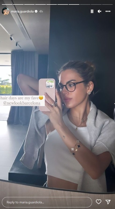 Maria Guardiola entra oscura, Instagram