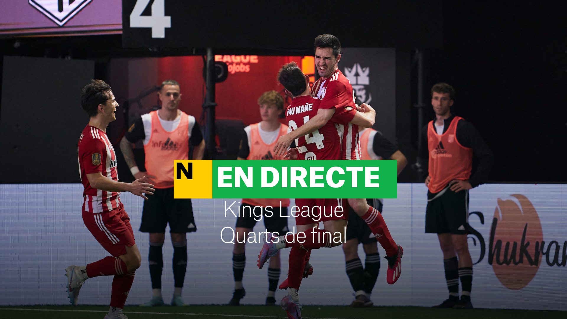 Kings League, en directo | Última hora de los cuartos de final: ¿quién jugará en el Camp Nou?