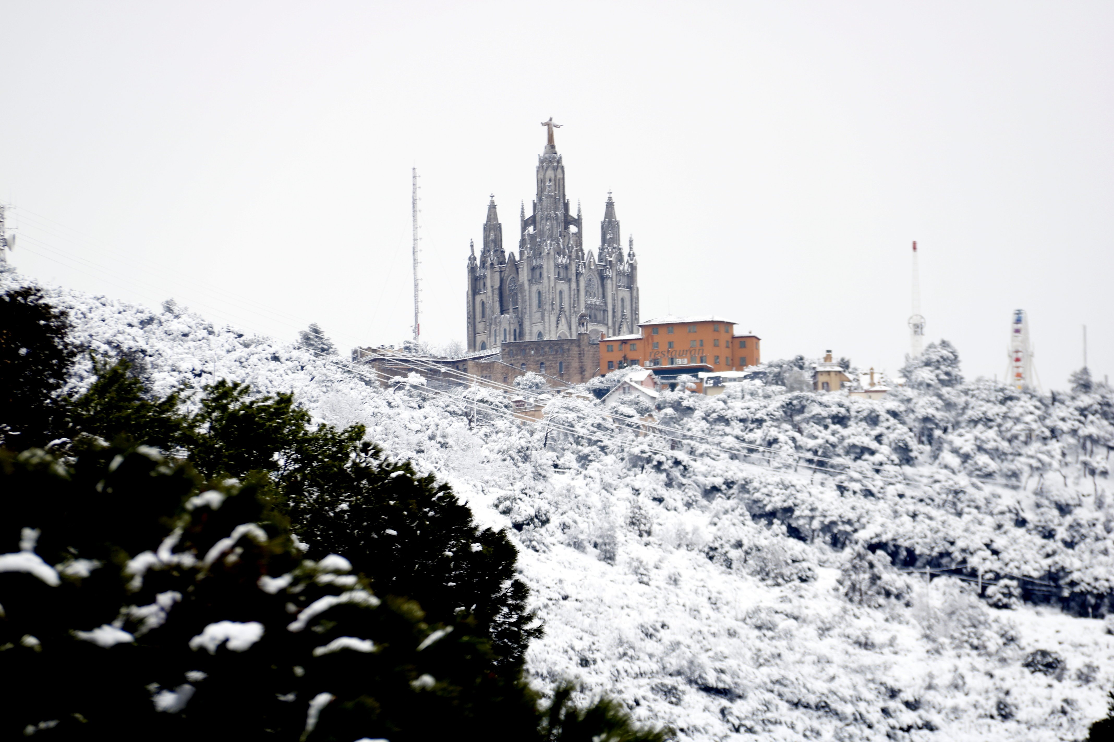 Nevada Tibidabo Barcelona arxiu ACN Nevada Tibidabo Barcelona arxiu ACN