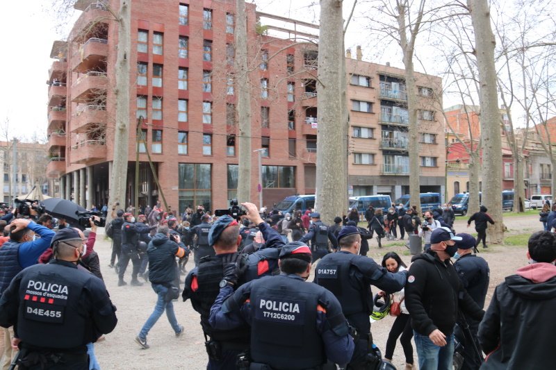 Protesta antifeixista Girona 2021 / ACN Protesta antifeixista Girona 2021 / ACN