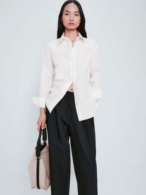 Bolso bucket asa piel trenzada