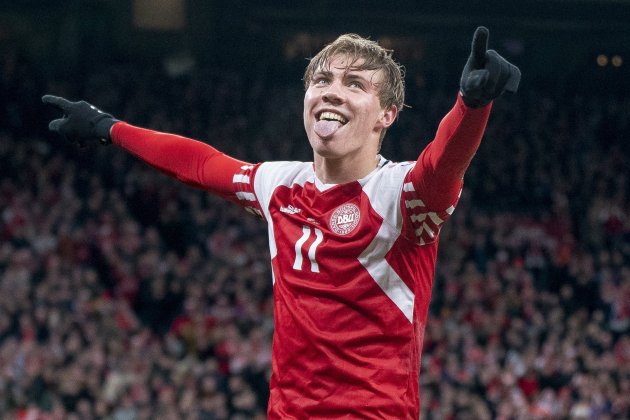Rasmus Hoejlund Dinamarca fútbol seleccionas / Foto: EFE - Liselotte Sabroe