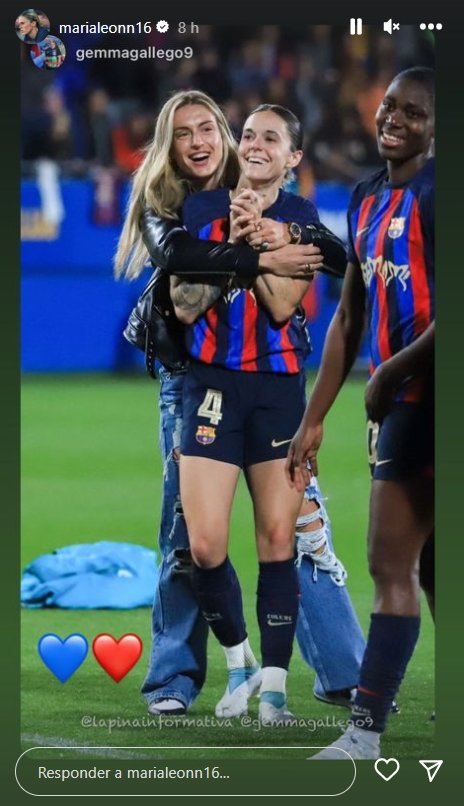 Alexia y Mapi León Barça Madrid Instagram