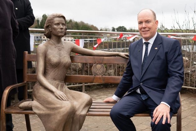 Alberto Mónaco estatua Grace Kelly @Palaisprincier