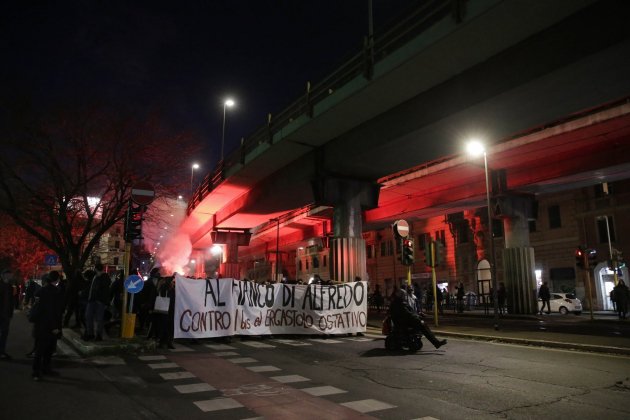 Manifestacio Alfredo Cospito Roma / Europa Press