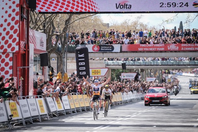 Remco Evenepoel Primoz Roglic Volta en Catalunya / Foto: Carlos Baglietto