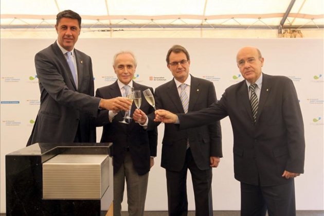Xavier Garcia Albiol, Josep Carreras, Artur Mas y Boi Ruiz / Fundación Josep Carreras Xavier Garcia Albiol, Josep Carreras, Artur Mas y Boi Ruiz / Fundación Josep Carreras