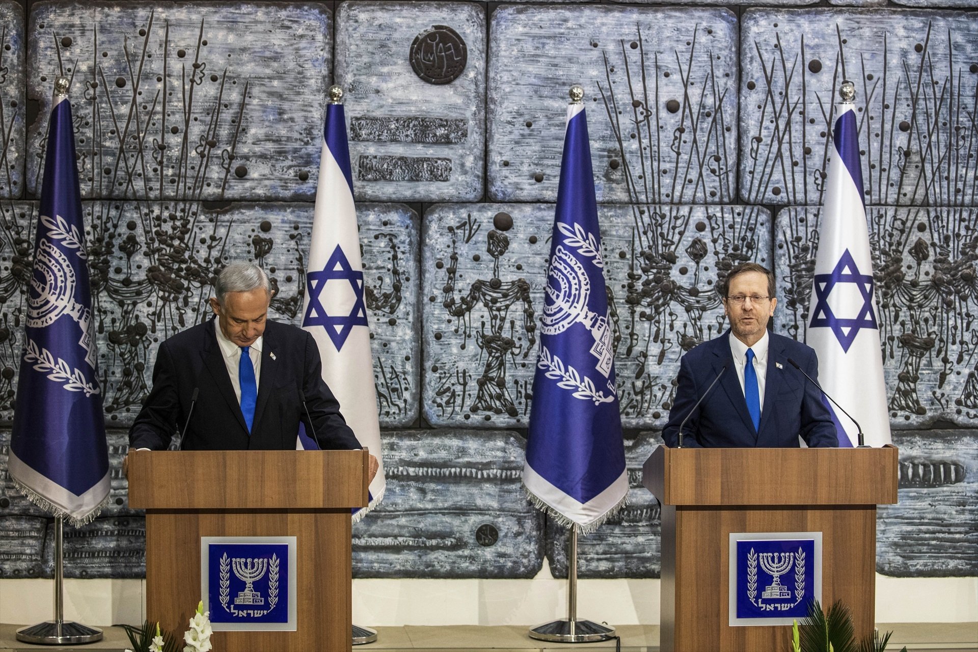 El presidente de Israel pide detener "inmediatamente" la reforma judicial