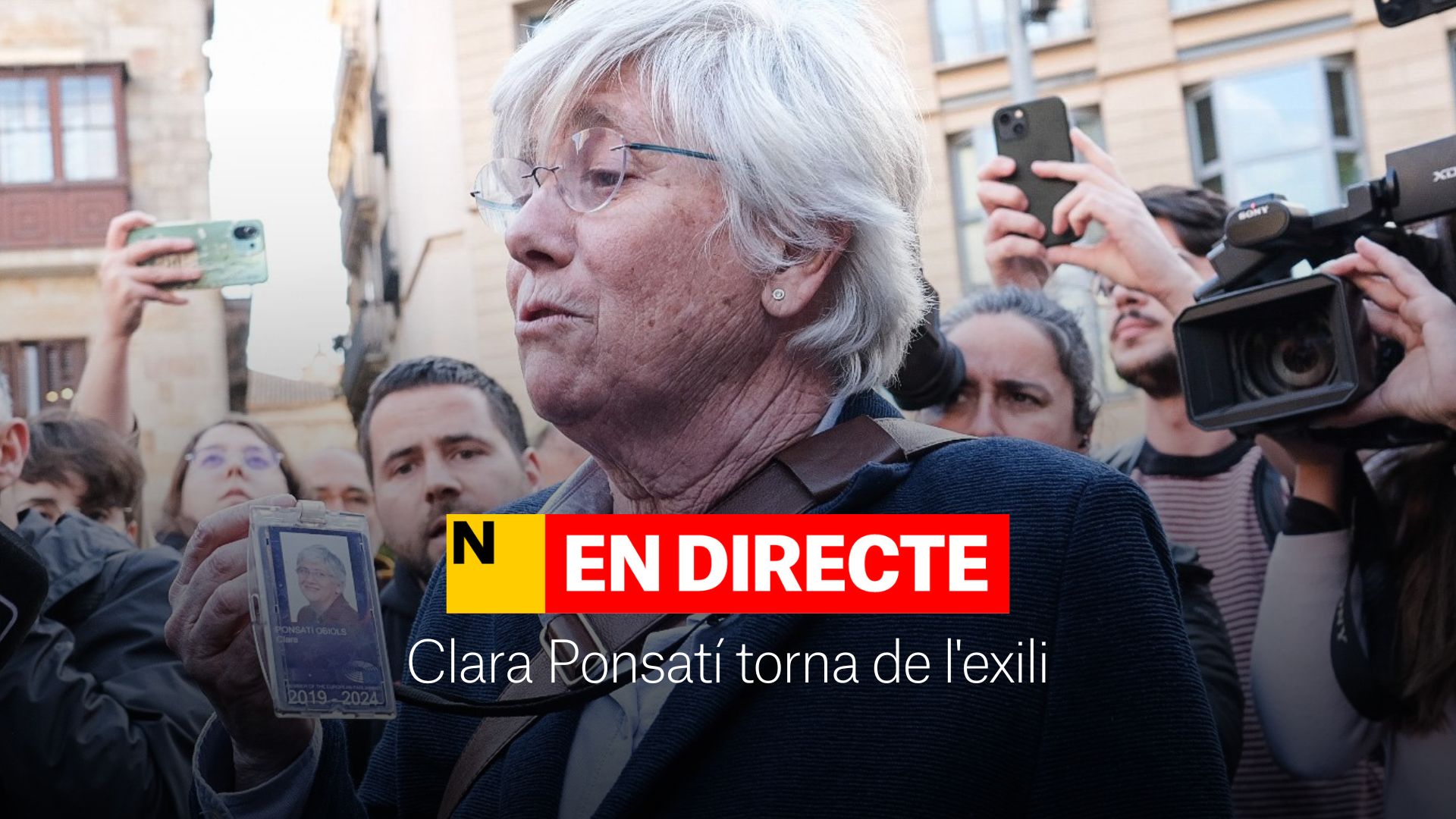 Clara Ponsatí vuelve a Barcelona, DIRECTO | En libertad después de ser detenida