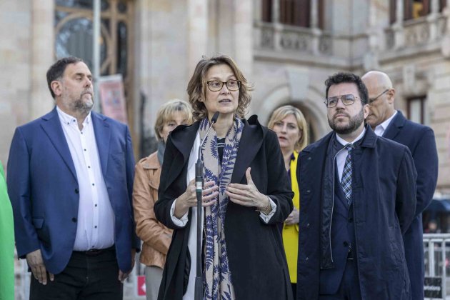 meritxell serret tsjc, oriol junqueras i pere aragonès