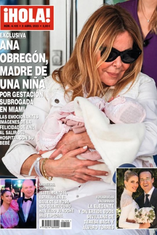 Revista HOLA! Portada Ana Obregón Revista HOLA! Portada Ana Obregón
