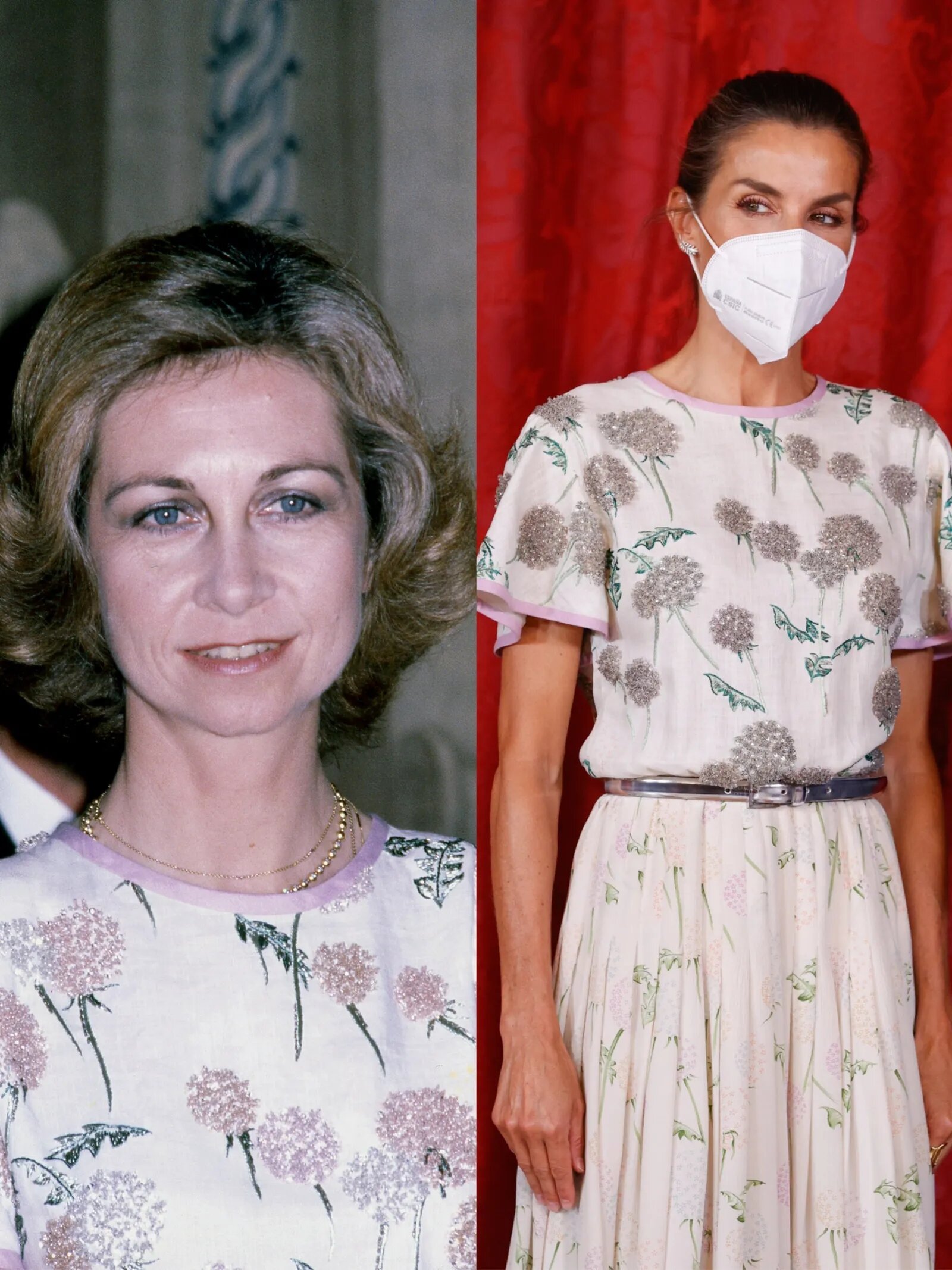 reina letizia y reina sofía 