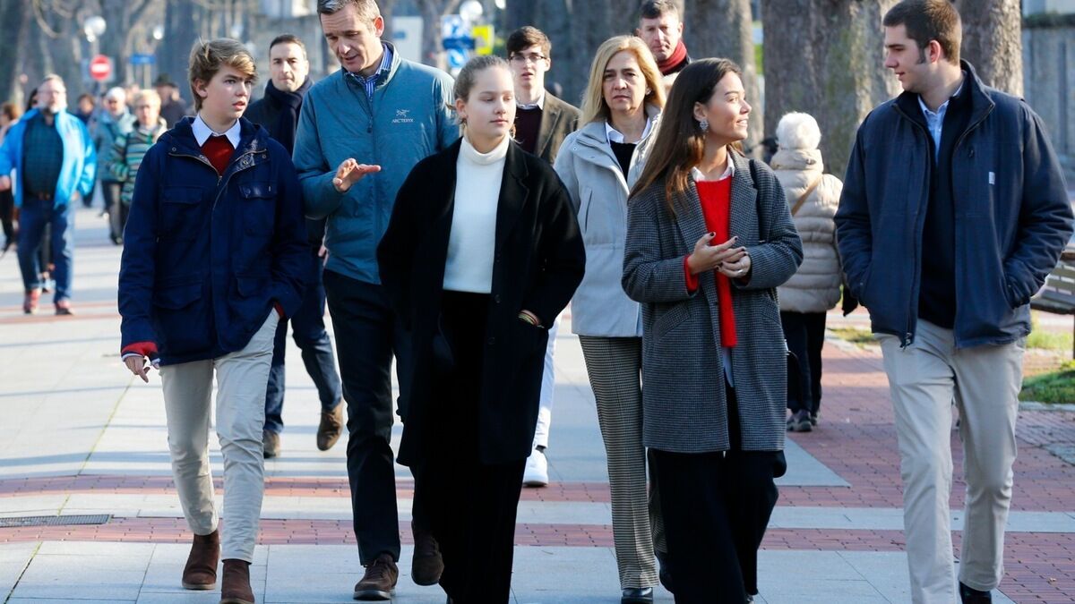 hijos Iñaki Urdangarin paseo efe