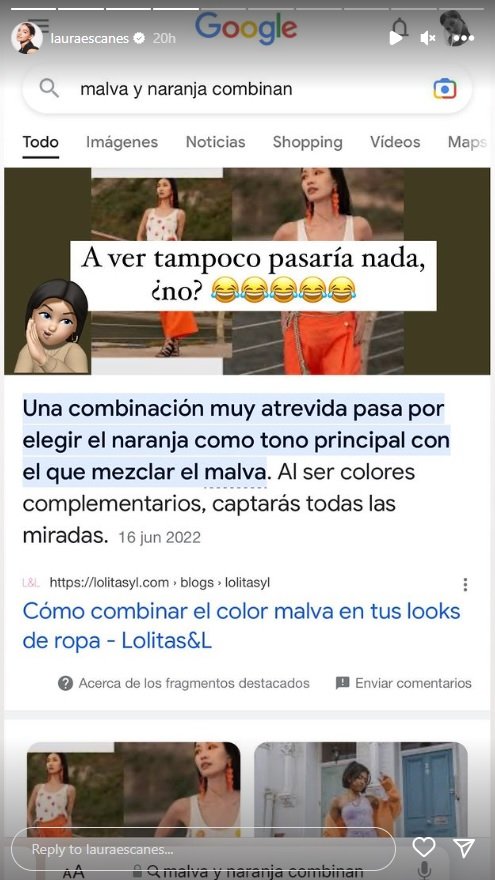 Malva Escanes IG stories Malva Escanes IG stories