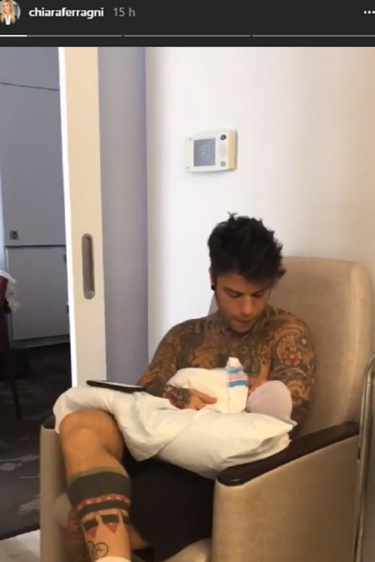 fedez y bebe instagram