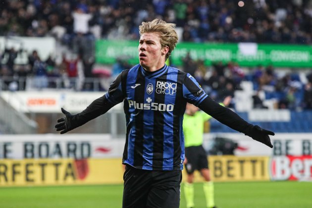 Rasmus Højlund gol Atalanta / Foto: Europa Press