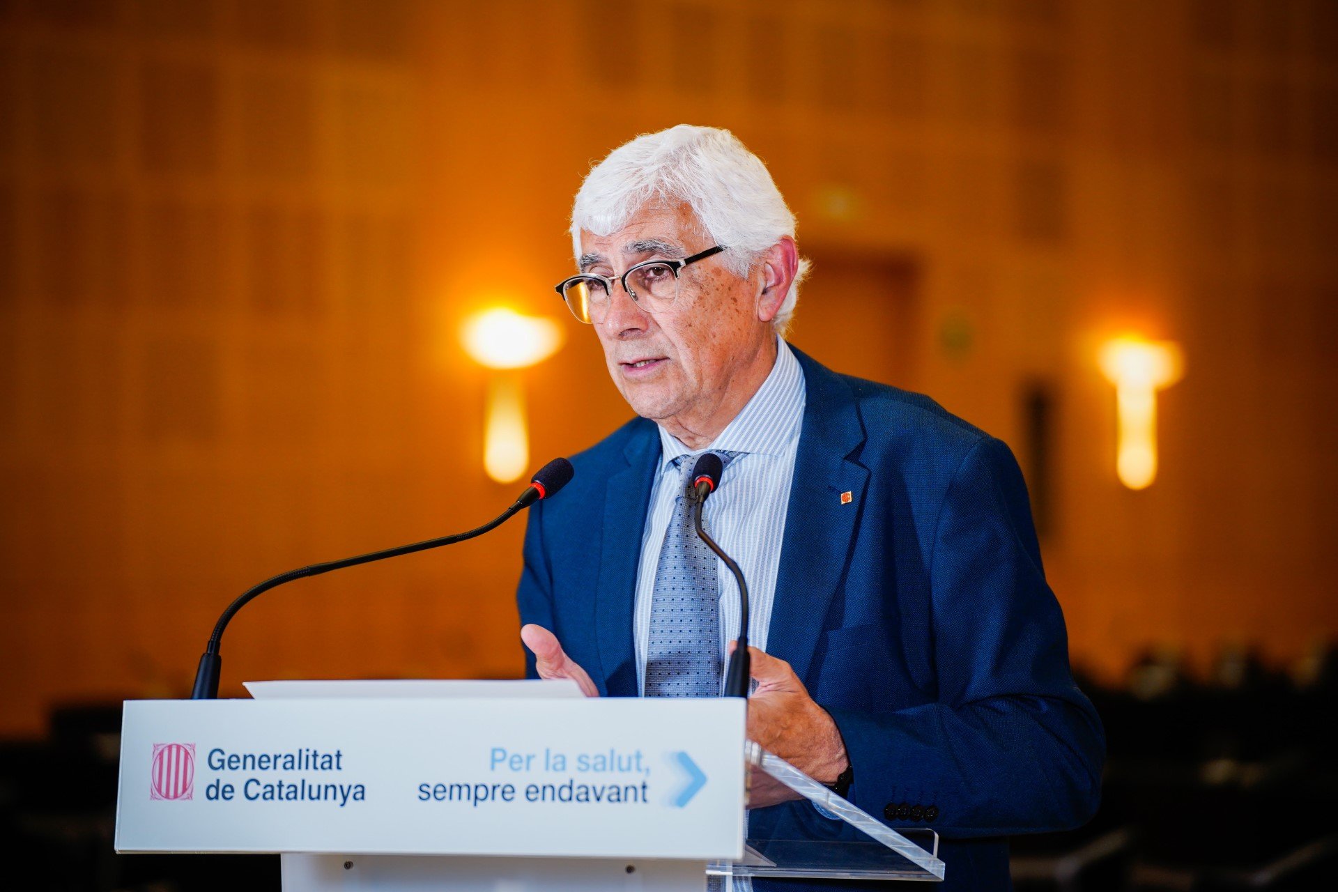 Conseller Salut Manuel Balcells places metges infermeres / Generalitat