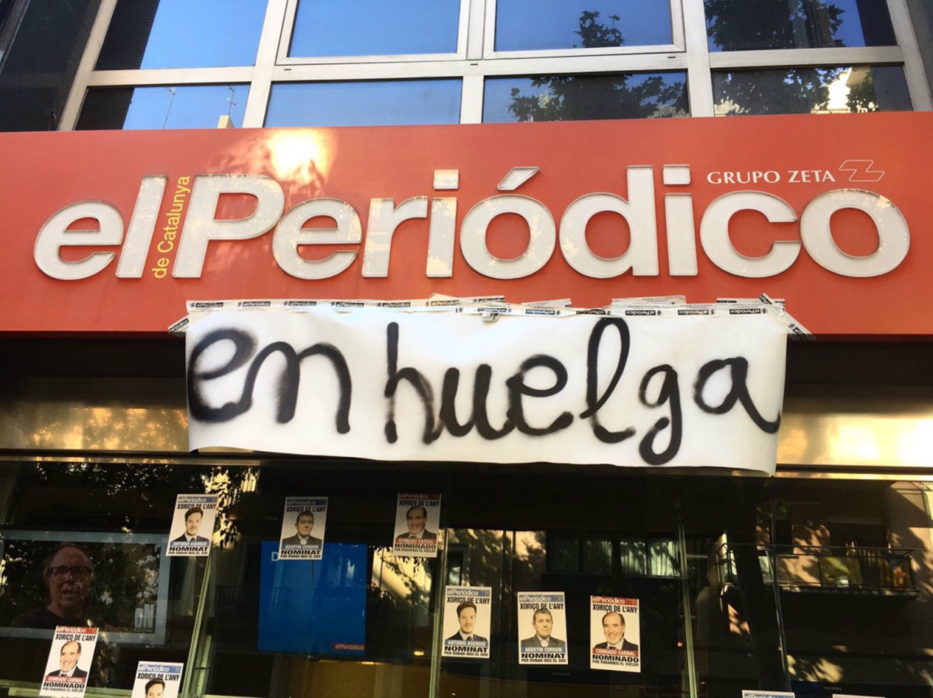 Convocados 8 días de huelga en 'El Periódico'