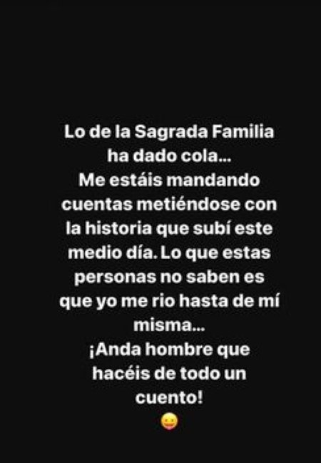 Marina Sagrada Familia Barcelona comentario Instagram