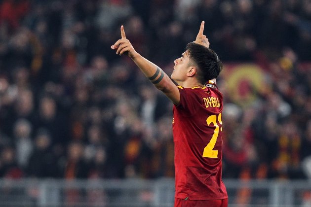 Paulo Dybala celebrant un gol amb la Roma / Foto: Europa Press