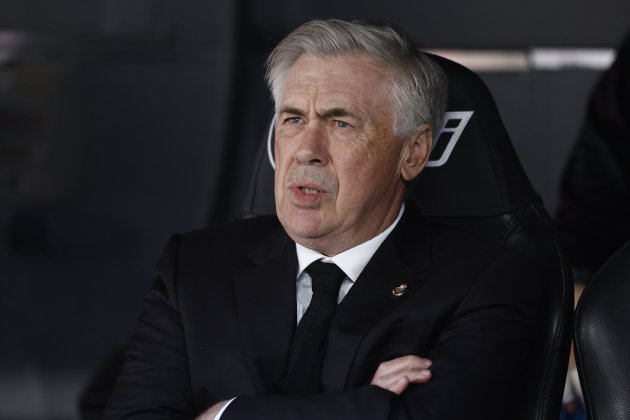 Carlo Ancelotti seriós / Foto: EFE