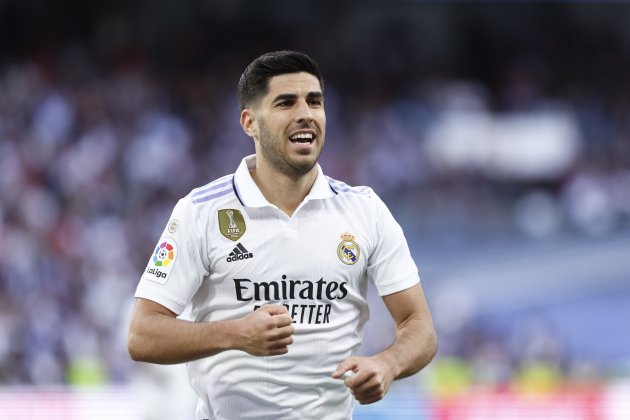 Marco Asensio celebra gol davant de Valladolid / Foto: EFE - Rodrigo Jimenez