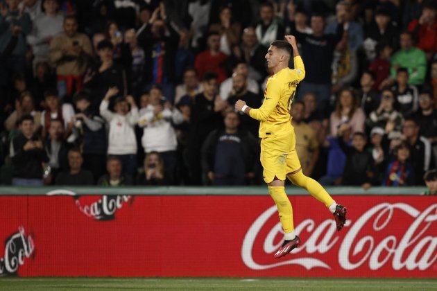 Ferran Torres celebración gol Barça / Foto: EFE Ferran Torres celebración gol Barça / Foto: EFE