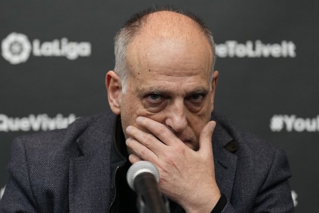 Javier Tebas seriós / Foto: EFE Javier Tebas seriós / Foto: EFE
