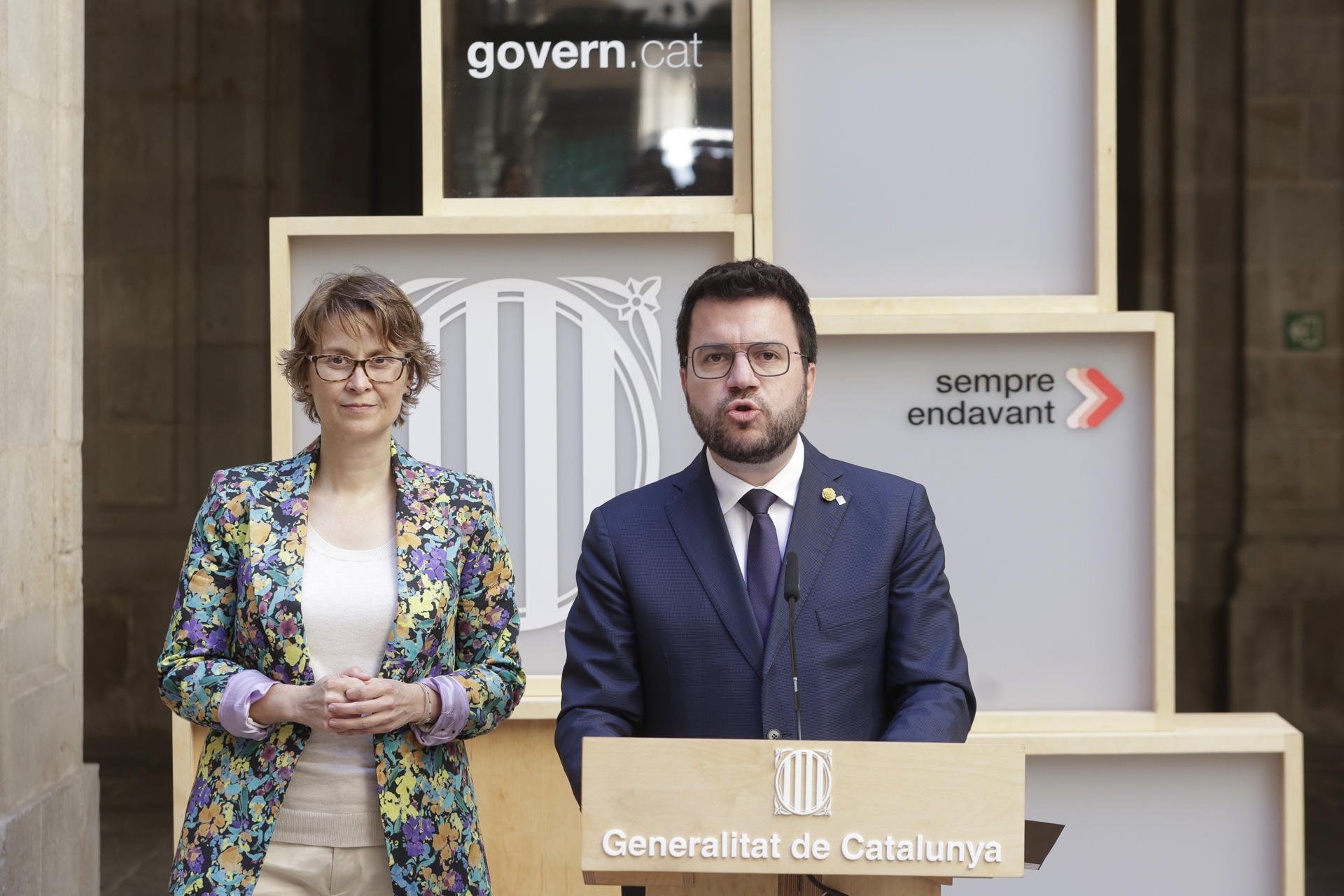 Aragonès defensa l'acció exterior del Govern: "Catalunya tindrà més delegats que mai"