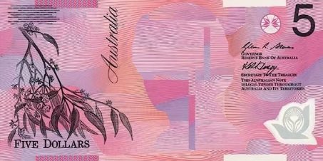 Billete 5 dólares australianos sin Carlos III Electomania Billete 5 dólares australianos sin Carlos III Electomania