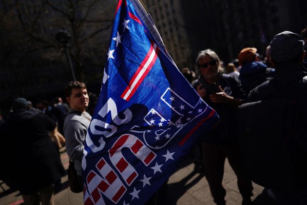 Manifestants trumpistes a Nova York EFE Manifestants trumpistes a Nova York EFE