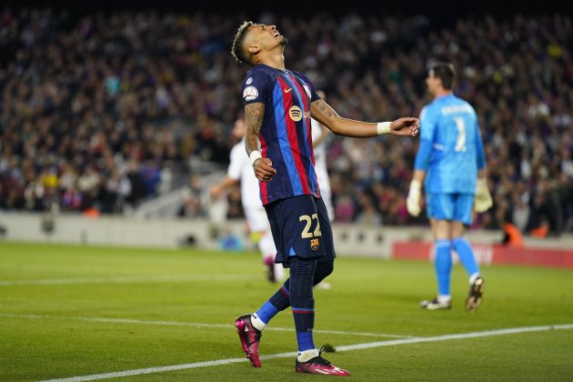 Raphinha decepción Barça Real Madrid Copa del Rey / Foto: EFE Raphinha decepción Barça Real Madrid Copa del Rey / Foto: EFE