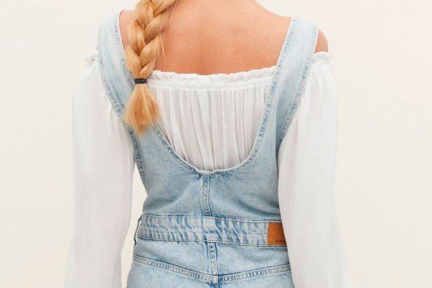 Pitet|Plastró denim curt